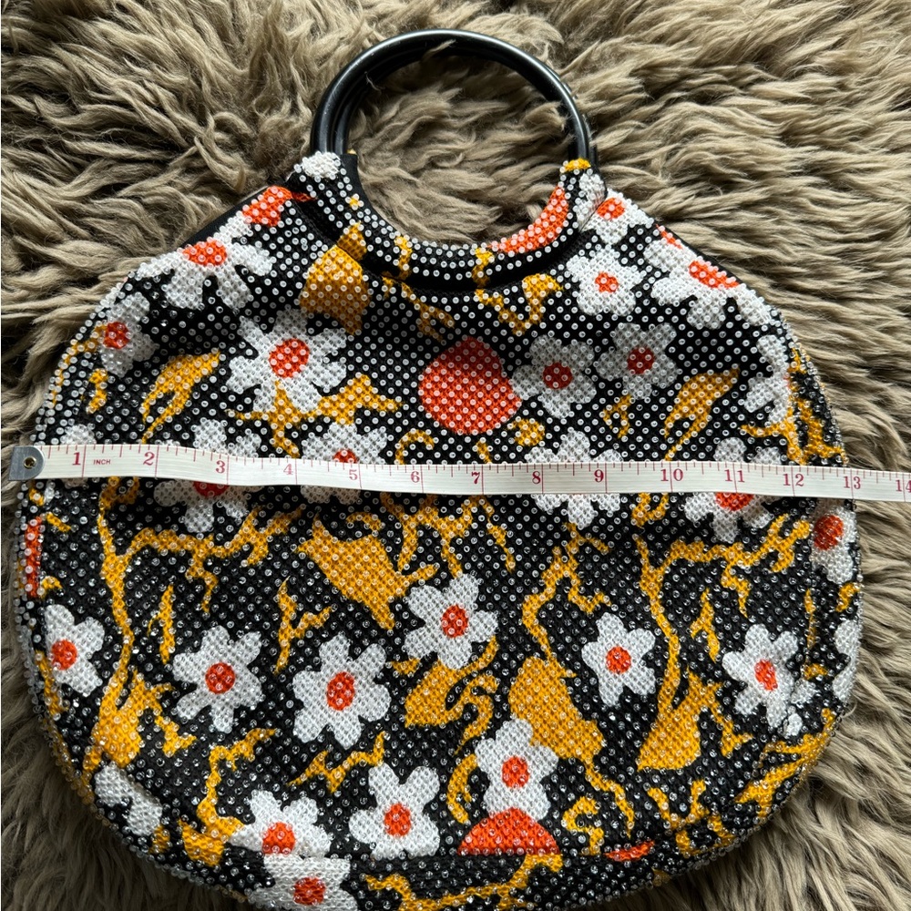 Vintage Floral Beaded Bag - Picture 8 of 10